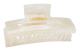 Lenoites Premium Eco-Friendly Hair Claw Pearly White