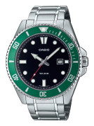 Herrklocka Casio MDV-107D-3AVEF Svart Silvrig (Ø 46 mm)
