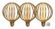 LED-lampa Star Trading E27 G125 Globe Gold