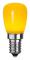 LED-lampa E14 päron 0,9W gul