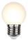 LED-lampa E27 klotlampa 1W opal