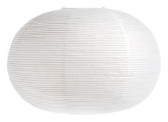 Rice Paper Lampskärm Ellipse, Classic white