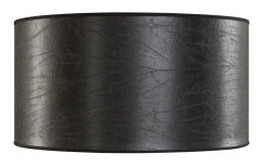 Artwood, Lampskärm Cylinder Medium Leather Black