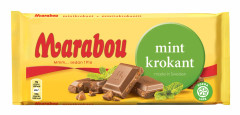 Mjölkchoklad Mintkrokant 200 gr Marabou