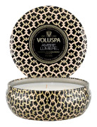 Voluspa 3-Wick Candle Decorative Tin Ambre Lumiere 340g