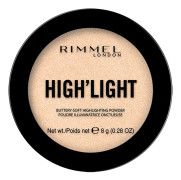Brunt kompaktpulver High'Light Rimmel London Nº 001 Stardust (8 g)