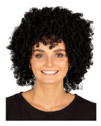 Svart Afro Peruk