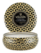 Voluspa 3-Wick Candle Decorative Tin Freesia Clementine 340g