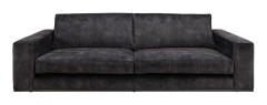 Artwood, Senna 3-Sits Soffa Velvet Dark Grey
