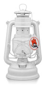 Stormlykta / fotogenlykta Feuerhand 276 (Baby Special), 255 mm, Pure white, med veke