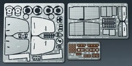Lotus Type 79 1978 PE Parts - Photo Etched Parts Set