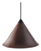 Cuero Design Leather Cone Namibia Taklampa Chocolate 35 cm