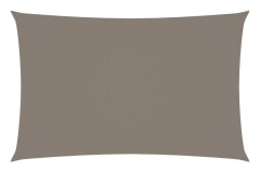 Solsegel oxfordtyg rektangulärt 2,5x5 m taupe - Brun