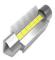 Canbus LED-lampa, 3030-6SMD, 264lm, Vit