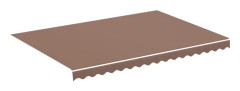 Markisväv brun 3,5x2,5 m - Brun