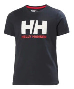 Helly Hansen t-shirt med logotyp för barn - marinblå