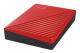 WD My Passport bärbar hårddisk 2 TB (röd)