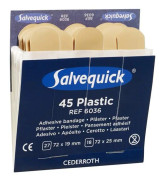  Salvequick Plastic Plasters Cederroth 6ref