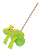 Goki Push Figure Frog King