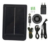 Jaktkamera Solpanel IP66 Vattentät Bärbar Liten Solcellsladdare för Utomhus Vilddjursfotografering 100‑240V EU-kontakt