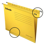 Esselte Hängmapp förstärkt Classic Foolscap Gul