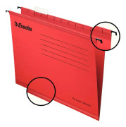Esselte - Hängfil - expanderar - V-Base - för Folio (216 x 330 mm) - röd