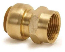 Broen Straight female connector. push-fit x bsp parallel female thread 22mm x 3/4
