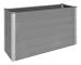 vidaXL Odlingslåda WPC 150x50x91 cm grå