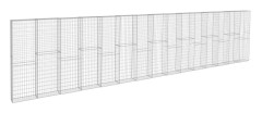 vidaXL Gabionmur i galvaniserat stål 900x50x200 cm