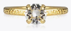 Caroline Svedbom - Natti Ring Gold Crystal