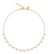 Caroline Svedbom - Lily Necklace Gold Pearl