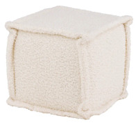 Castine Sittpuff/Puff - Vit / Boucle