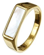 AROCK - COLE Ring Pärlemor/Guld