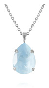 Caroline Svedbom - Mini Drop Necklace Rhodium Sky Ignite