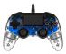 Nacon Wired Compact Controller Upplyst spelkontroll, blå LED, PS4