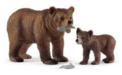 Schleich, Grizzlybjörn med unge