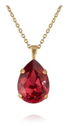 Caroline Svedbom - Mini Drop Necklace Gold Mulberry Red