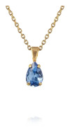 Caroline Svedbom - Petite Drop Necklace Gold Lapis