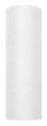 Party Deco Decorative tulle, plain, white, 0.15x9 m. Universal