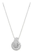 Edblad - Redondo Sparkle Necklace S Rhodium
