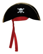 Pirathatt Svart med Bandana