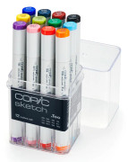 COPIC SKETCH 12-SET BASIC COLOURS
