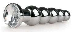 Easytoys Metal Butt Plug No. 14 Silver Analplugg metall