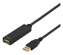 USB 2.0 aktiv förlängningskabel 5 m