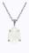 Caroline Svedbom - Mini Drop Necklace Rhodium White Opal