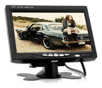 7" LCD Bilskärm 130 graders synvinkel, 800x480, fjärrkontroll