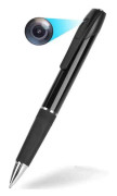 Spionpenna 1080p Full HD, MicroSD, mikrofon, 30 FPS, Lång batteritid