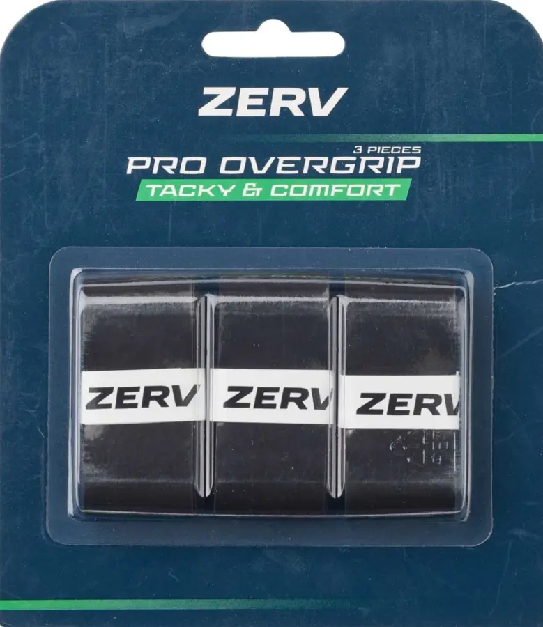 ZERV Pro Overgrip 3-Pack Black