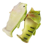 Unisex Roliga Djurtofflor Strandfisk Sandaler Dusch Tofflor Skor Strand (34-35)