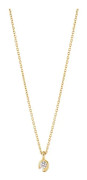 Georg Jensen - Mercy Halsband med Hängsmycke 0.05 ct Guld